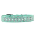 Unconditional Love Sprinkles Pearl & Light Pink Crystals Dog CollarAqua Size 18 UN757588